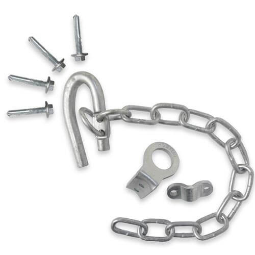 Weld-On/Screw-On Oval Ring Latch