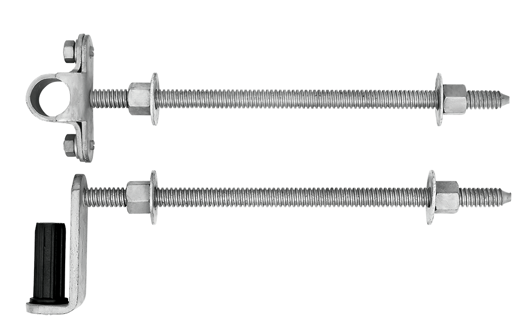 FG2 BOLT-THRU TIMBER POST HINGE SET